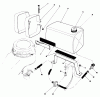 Toro 22035 - Lawnmower, 1988 (8000001-8002989) Ersatzteile GAS TANK ASSEMBLY