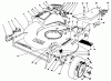 Toro 22035 - Lawnmower, 1989 (9000001-9006453) Ersatzteile HOUSING ASSEMBLY (MODEL 22035)