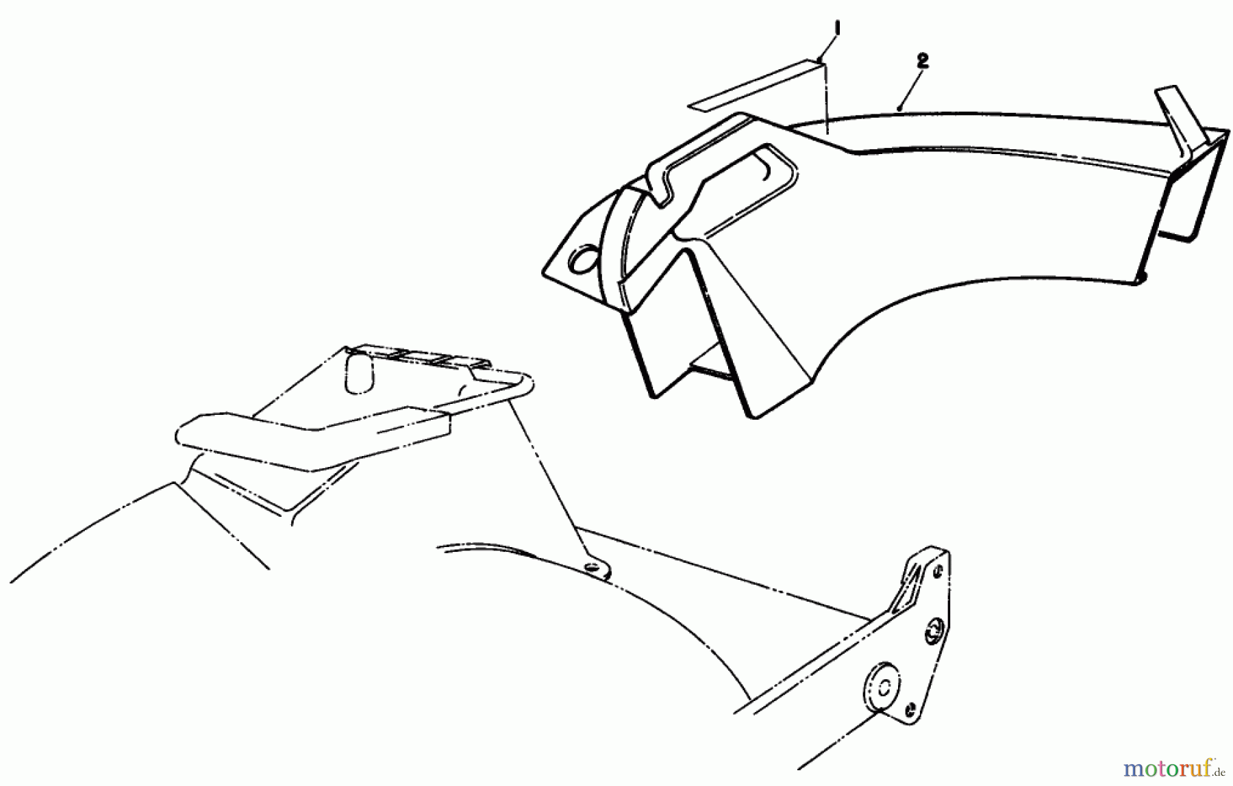  Toro Neu Mowers, Walk-Behind Seite 2 22035 - Toro Lawnmower, 1989 (9000001-9006453) SIDE DISCHARGE CHUTE MODEL NO. 59168 (OPTIONAL)