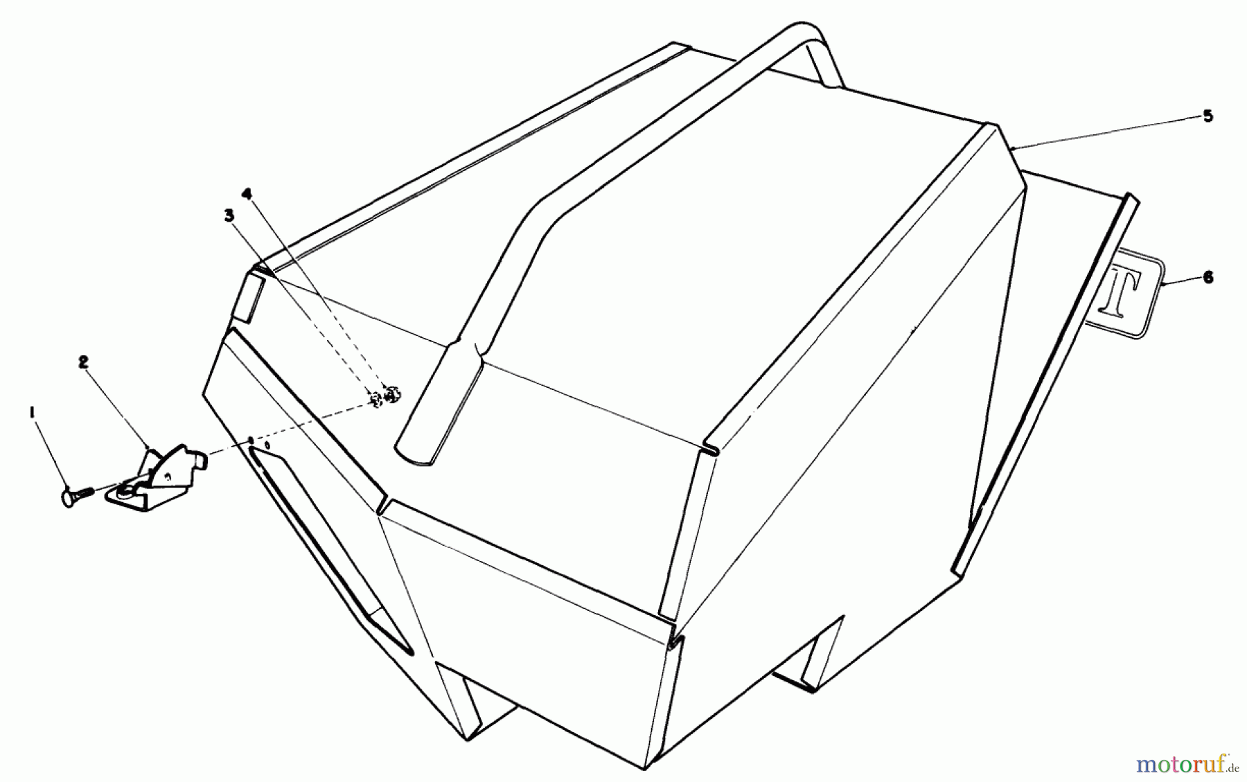 Toro Neu Mowers, Walk-Behind Seite 2 22035C - Toro Lawnmower, 1988 (8000001-8999999) STEEL GRASS CATCHER (MODEL 22099) (OPTIONAL)