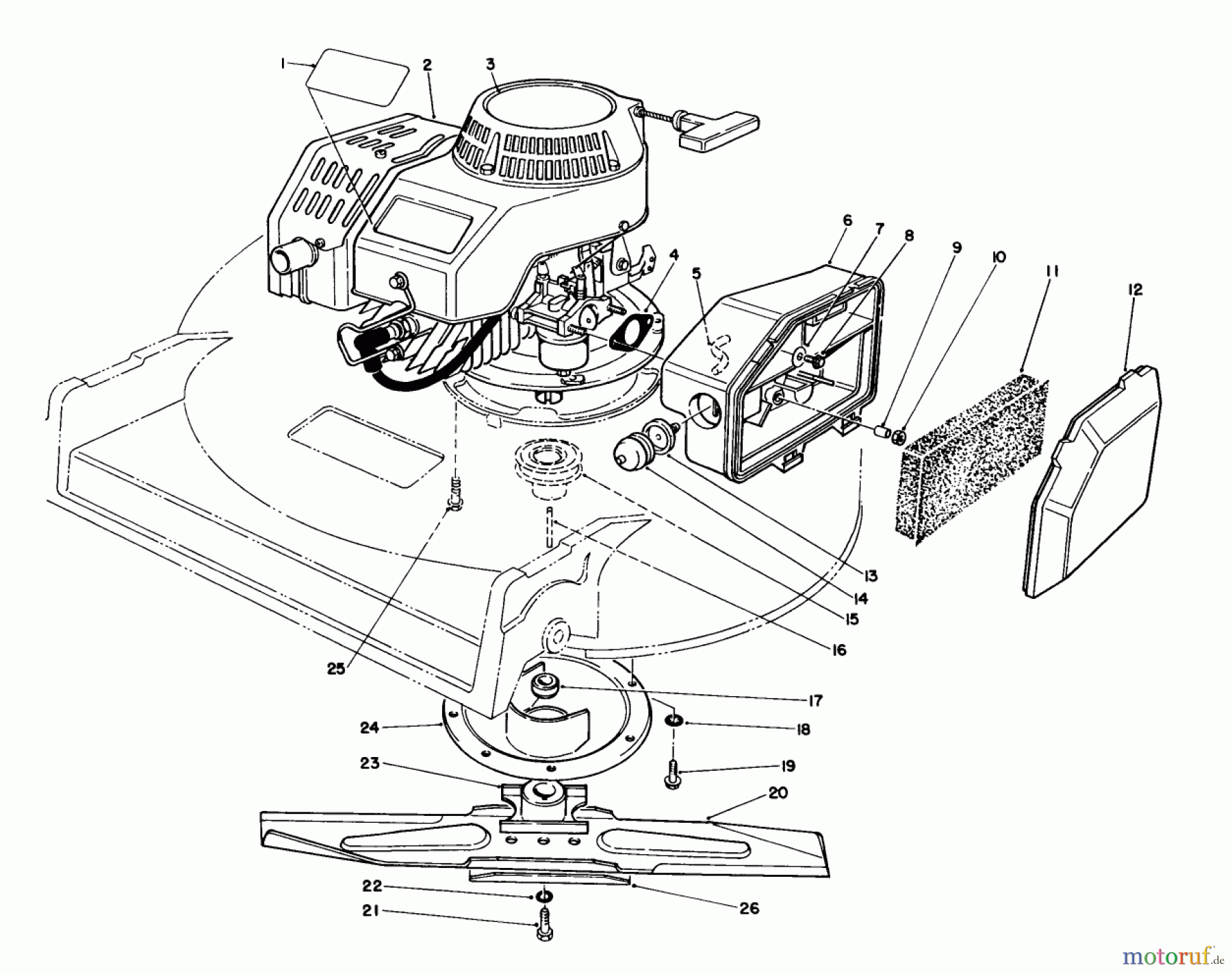  Toro Neu Mowers, Walk-Behind Seite 2 22037B - Toro Proline 21