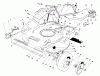 Toro 22037B - Proline 21" Recycler Mower, 1994 (49000001-49999999) Ersatzteile HOUSING ASSEMBLY