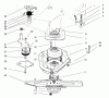 Toro 22043 - Recycler Mower, 1999 (9900001-9999999) Listas de piezas de repuesto y dibujos BLADE BRAKE CLUTCH ASSEMBLY