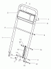 Toro 22043 - Recycler Mower, 1999 (9900001-9999999) Listas de piezas de repuesto y dibujos HANDLE ASSEMBLY
