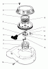 Toro 22043 - Recycler Mower, 1999 (9900001-9999999) Listas de piezas de repuesto y dibujos RECOIL ASSEMBLY(MODEL NO. 47PT7-7)