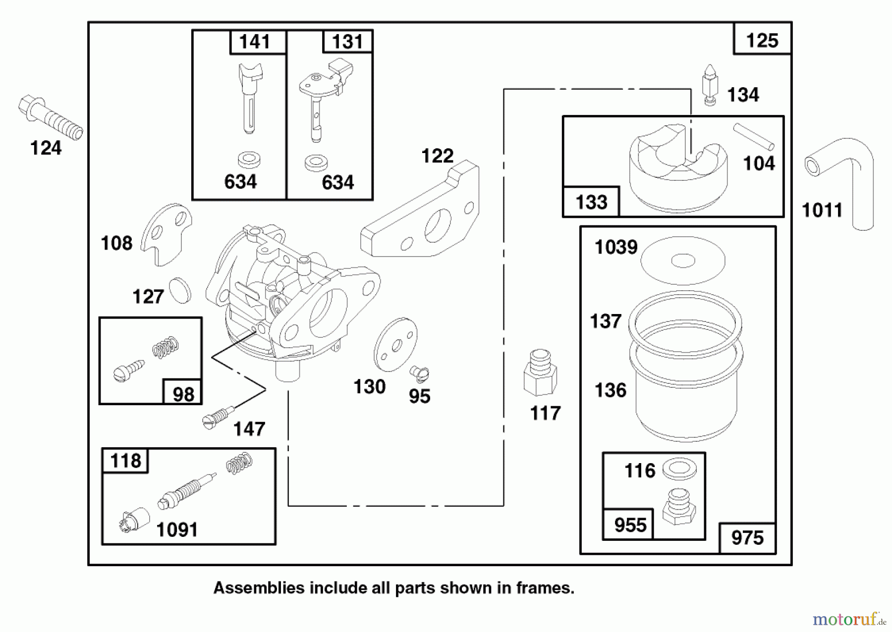  Toro Neu Mowers, Walk-Behind Seite 2 22142 - Toro Lawnmower, 1997 (7900001-7999999) ENGINE GTS 150 #2
