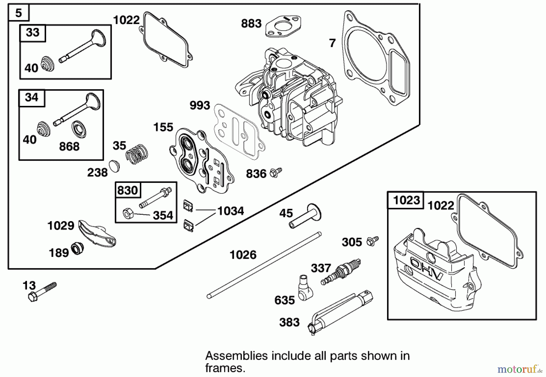  Toro Neu Mowers, Walk-Behind Seite 2 22161 - Toro Recycler Mower, 2001 (210000001-210999999) ENGINE GTS-200 #2