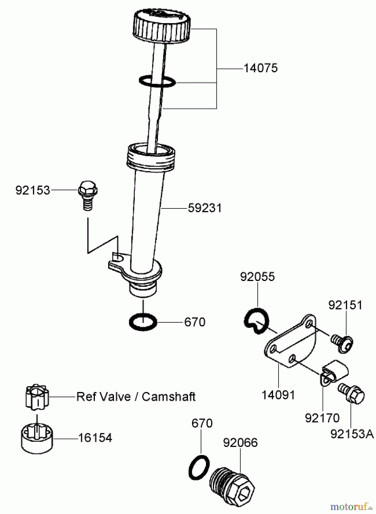  Toro Neu Mowers, Walk-Behind Seite 2 22163 (PT21) - Toro PT21 Trim Mower, 2007 (270000001-270999999) LUBRICATION EQUIPMENT ASSEMBLY KAWASAKI FJ180V-AS28