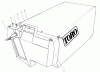 Toro 22176 - 21" Heavy-Duty Recycler/Rear Bagger Lawnmower, 2004 (240000001-240999999) Ersatzteile GRASS BAG ASSEMBLY NO. 106-0975