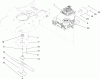 Toro 22190 - 21" Heavy-Duty Recycler/Rear Bagger Lawn Mower, 2007 (270000001-270999999) Ersatzteile ENGINE AND BLADE ASSEMBLY