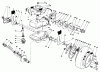 Toro 22525 - Lawnmower, 1987 (7000001-7999999) Ersatzteile GEAR CASE ASSEMBLY (MODEL NO. 22621)