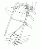 Toro 22622 - Lawnmower, 1990 (0000001-0999999) Listas de piezas de repuesto y dibujos HANDLE ASSEMBLY