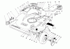 Toro 22622 - Lawnmower, 1990 (0000001-0999999) Listas de piezas de repuesto y dibujos HOUSING ASSEMBLY (MODEL 22622)