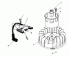 Toro 22622 - Lawnmower, 1990 (0000001-0999999) Listas de piezas de repuesto y dibujos MAGNETO & FLYWHEEL ASSEMBLY (ENGINE MODEL NO. VMH7-4)