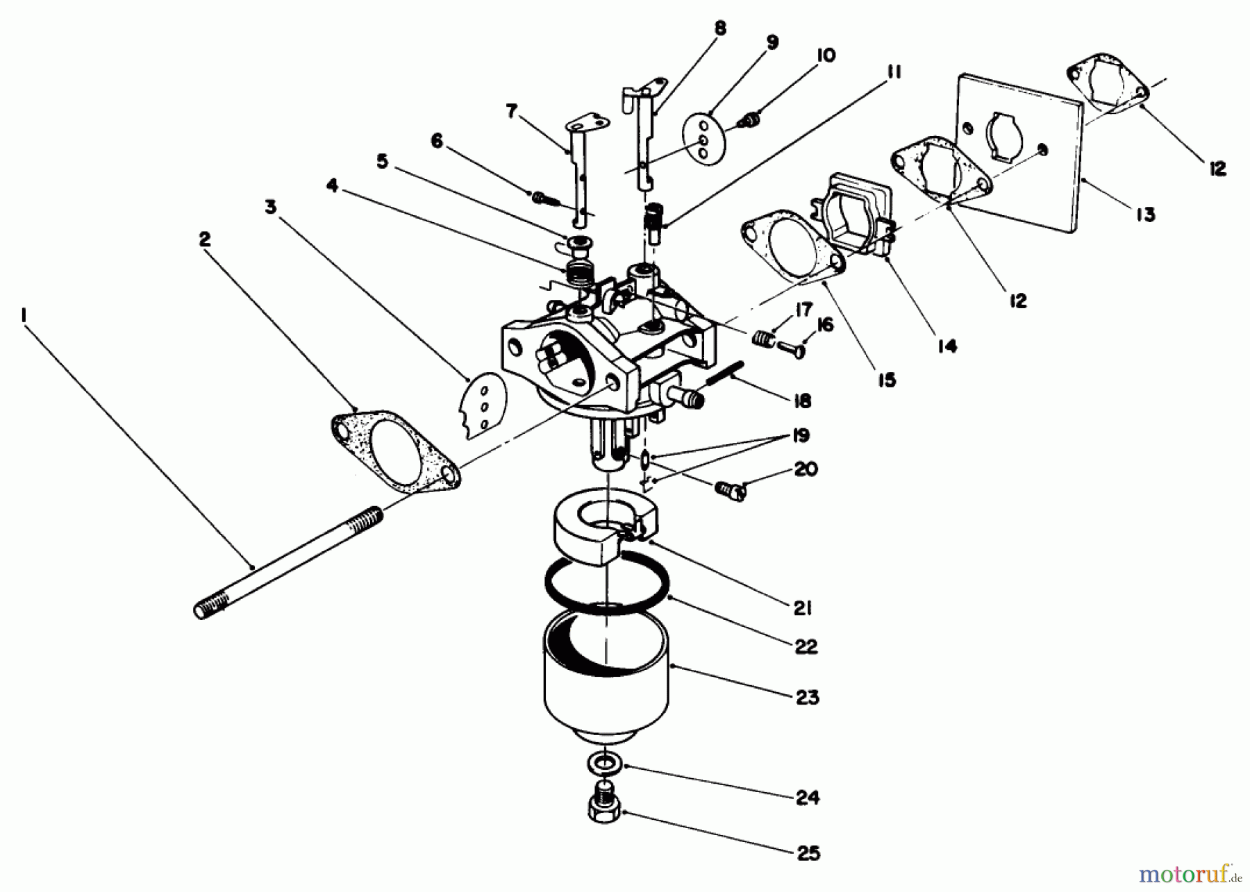  Toro Neu Mowers, Walk-Behind Seite 2 22680C - Toro Lawnmower, 1988 (8000001-8999999) ENGINE ASSEMBLY MODEL NO. 47PH7 #3