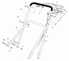 Toro 22700 - Lawnmower, 1992 (2000001-2999999) Ersatzteile HANDLE ASSEMBLY