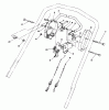 Toro 26622 - Lawnmower, 1991 (1000001-1999999) Ersatzteile TRACTION CONTROL ASSEMBLY