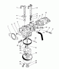 Toro 26624 - Lawnmower, 1990 (0001102-0999999) Ersatzteile CARBURETOR ASSEMBLY (ENGINE MODEL NO. VMK9-3)