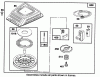 Toro 26630BC - Lawnmower, 1995 (5900001-5999999) Listas de piezas de repuesto y dibujos ENGINE GTS 150 #5