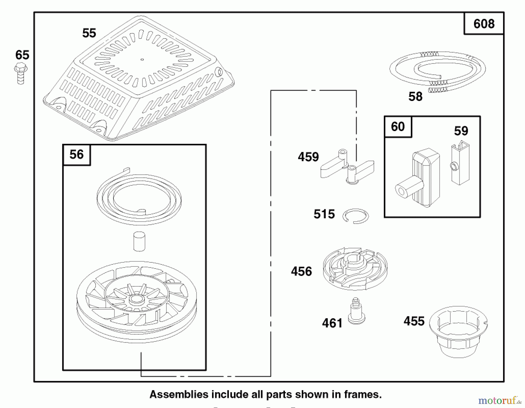 Toro Neu Mowers, Walk-Behind Seite 2 26632 - Toro Lawnmower, 1997 (7900001-7999999) ENGINE GTS 150 #5