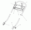 Toro 26632 - Lawnmower, 1997 (7900001-7999999) Ersatzteile HANDLE ASSEMBLY