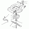 Toro 26640B - Lawnmower, 1994 (4900001-4999999) Ersatzteile BLADE ASSEMBLY