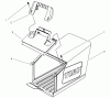 Toro 26643 - Lawnmower, 1997 (7900001-7999999) Ersatzteile GRASS BAG ASSEMBLY