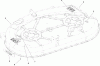 Toro 136E (RZT420H) - RZT420H Riding Mower, 2008 (280000001-280999999) Listas de piezas de repuesto y dibujos 42 INCH DECK ASSEMBLY NO. 115-2605