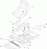 Toro 136E (RZT420H) - RZT420H Riding Mower, 2008 (280000001-280999999) Listas de piezas de repuesto y dibujos SEAT ASSEMBLY