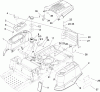 Toro 136E (RZT420H) - RZT420H Riding Mower, 2008 (280000001-280999999) Listas de piezas de repuesto y dibujos STYLING AND FUEL SYSTEM ASSEMBLY