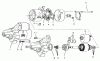Toro 74101 (620-Z) - 620-Z Tractor, 1994 (490001-499999) Listas de piezas de repuesto y dibujos STARTER ASSEMBLY