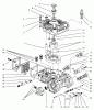 Toro 74021 (616-Z) - 616-Z Tractor, 1994 (490001-499999) Listas de piezas de repuesto y dibujos TRANSMISSION ASSEMBLY EATON MODEL 781-016 #1