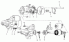 Toro 74021 (616-Z) - 616-Z Tractor, 1995 (590001-599999) Pièces détachées STARTER ASSEMBLY