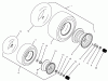 Toro 74021 (616-Z) - 616-Z Tractor, 1995 (590001-599999) Listas de piezas de repuesto y dibujos WHEELS & TIRES ASSEMBLY