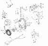 Toro 74140 (724-Z) - 724-Z Tractor, 1993 (39000001-39999999) Listas de piezas de repuesto y dibujos GEARCASE AND IGNITION CONTROLS