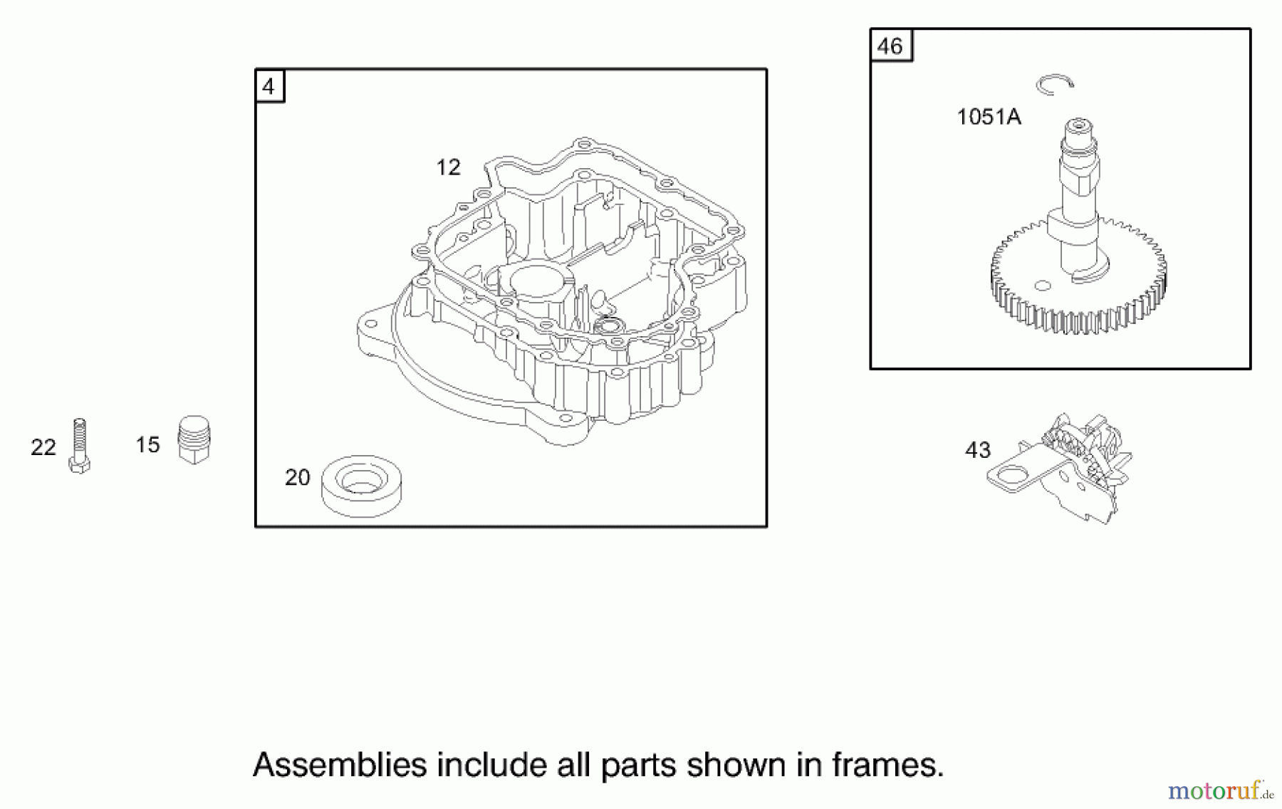  Toro Neu Mowers, Zero-Turn 74301 (14-38Z) - Toro 14-38Z TimeCutter Z Riding Mower, 2004 (240000894-240999999) CRANKCASE ASSEMBLY BRIGGS AND STRATTON 280H07-0166-E1