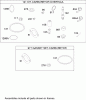 Toro 74301 (Z380) - TimeCutter Z380 Riding Mower, 2005 (250000001-250999999) Listas de piezas de repuesto y dibujos CARBURETOR OVERHAUL KIT ASSEMBLY BRIGGS AND STRATTON 280H07-0166-E1