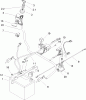 Toro 74301 (Z380) - TimeCutter Z380 Riding Mower, 2005 (250000001-250999999) Listas de piezas de repuesto y dibujos ELECTRICAL SYSTEM ASSEMBLY