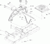 Toro 74301 (Z380) - TimeCutter Z380 Riding Mower, 2005 (250000001-250999999) Listas de piezas de repuesto y dibujos STYLING ASSEMBLY