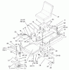 Toro 74325 (16-42Z) - 16-42Z TimeCutter Z Riding Mower, 2003 (230000001-230999999) Listas de piezas de repuesto y dibujos FRAME ASSEMBLY