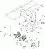 Toro 74325 (16-42Z) - 16-42Z TimeCutter Z Riding Mower, 2004 (240000001-240999999) Listas de piezas de repuesto y dibujos HYDRO AND BELT DRIVE ASSEMBLY