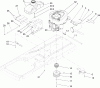 Toro 74325 (Z420) - TimeCutter Z420 Riding Mower, 2005 (250000001-250999999) Listas de piezas de repuesto y dibujos ENGINE ASSEMBLY