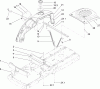 Toro 74327 (Z420) - TimeCutter Z420 Riding Mower, 2006 (260000001-260019999) Listas de piezas de repuesto y dibujos STYLING ASSEMBLY