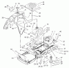 Toro 74330 (16-42Z) - 16-42Z TimeCutter Z Riding Mower, 2003 (230000001-230999999) Pièces détachées ENGINE ASSEMBLY