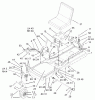 Toro 74330 (16-42Z) - 16-42Z TimeCutter Z Riding Mower, 2003 (230000001-230999999) Listas de piezas de repuesto y dibujos FRAME ASSEMBLY