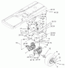 Toro 74330 (16-42Z) - 16-42Z TimeCutter Z Riding Mower, 2003 (230000001-230999999) Listas de piezas de repuesto y dibujos HYDRO AND BELT DRIVE ASSEMBLY