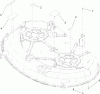Toro 74360 (Z4200) - TimeCutter Z4200 Riding Mower, 2007 (270000001-270999999) Listas de piezas de repuesto y dibujos 42 INCH DECK ASSEMBLY NO. 110-6831