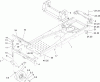 Toro 74360 (Z4200) - TimeCutter Z4200 Riding Mower, 2007 (270000001-270999999) Ersatzteile FRAME ASSEMBLY