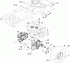 Toro 74360 (Z4200) - TimeCutter Z4200 Riding Mower, 2007 (270000001-270999999) Listas de piezas de repuesto y dibujos HYDRO DRIVE ASSEMBLY