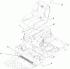 Toro 74360 (Z4200) - TimeCutter Z4200 Riding Mower, 2007 (270000001-270999999) Listas de piezas de repuesto y dibujos SEAT ASSEMBLY